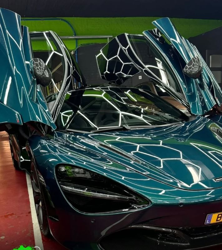 McLaren après un detailing complet à Anderlecht